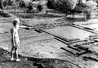 Swami Gauribala at Sigiriya in the 1960's
